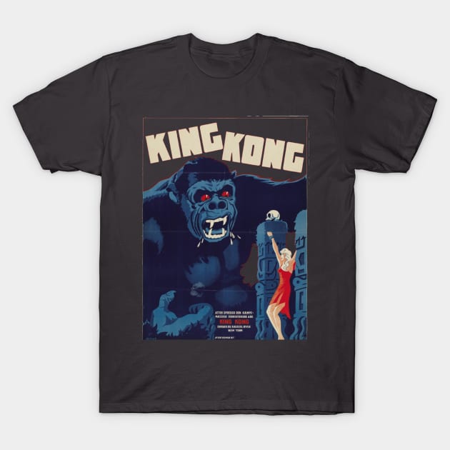 King Kong retro T-Shirt by The Hitman Jake Capone